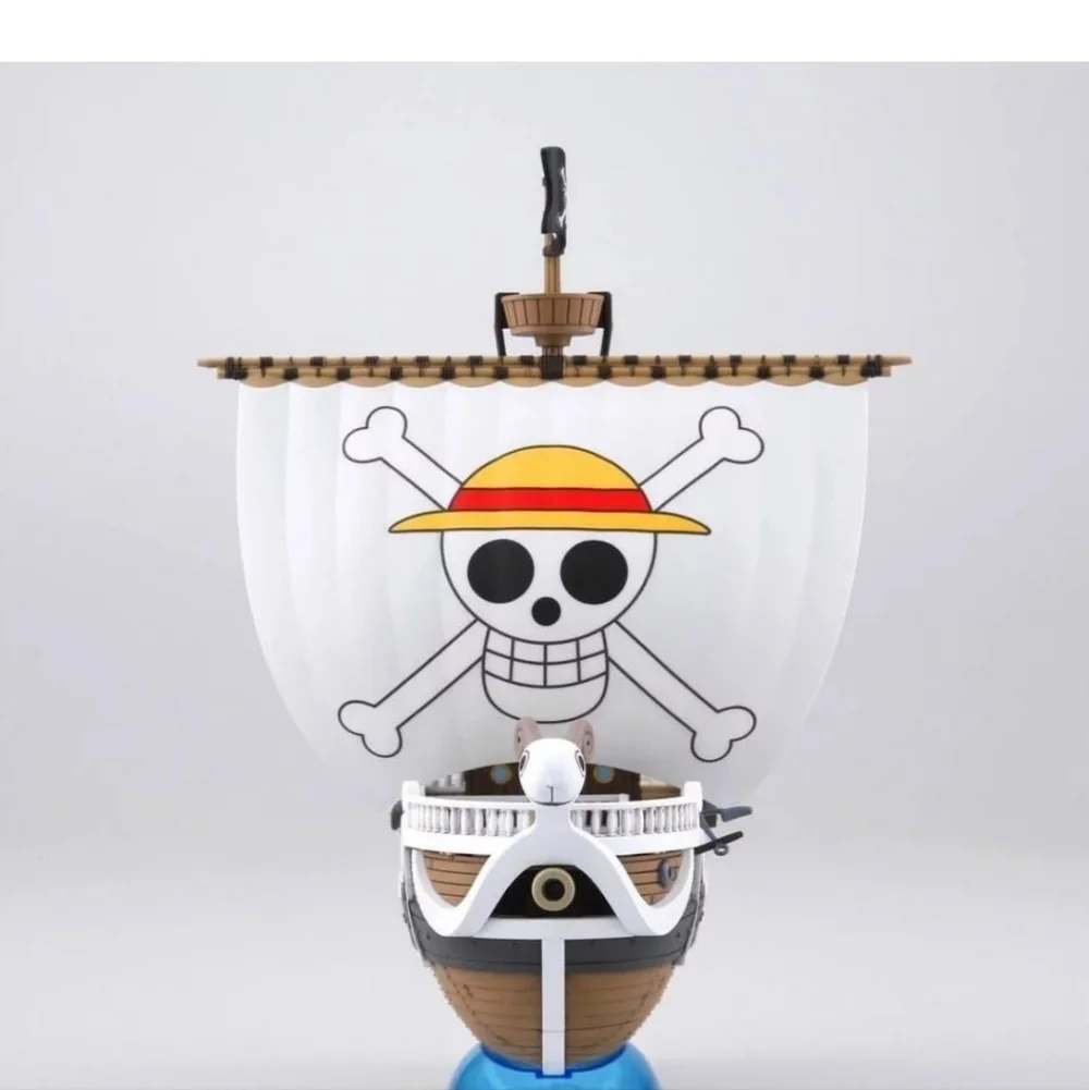 Onepiece Pirate Ship Building Set with White and Brown Going Merry Anime